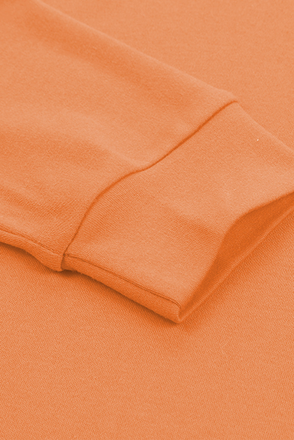 Gray Plain Crew Neck Long Sleeve Top