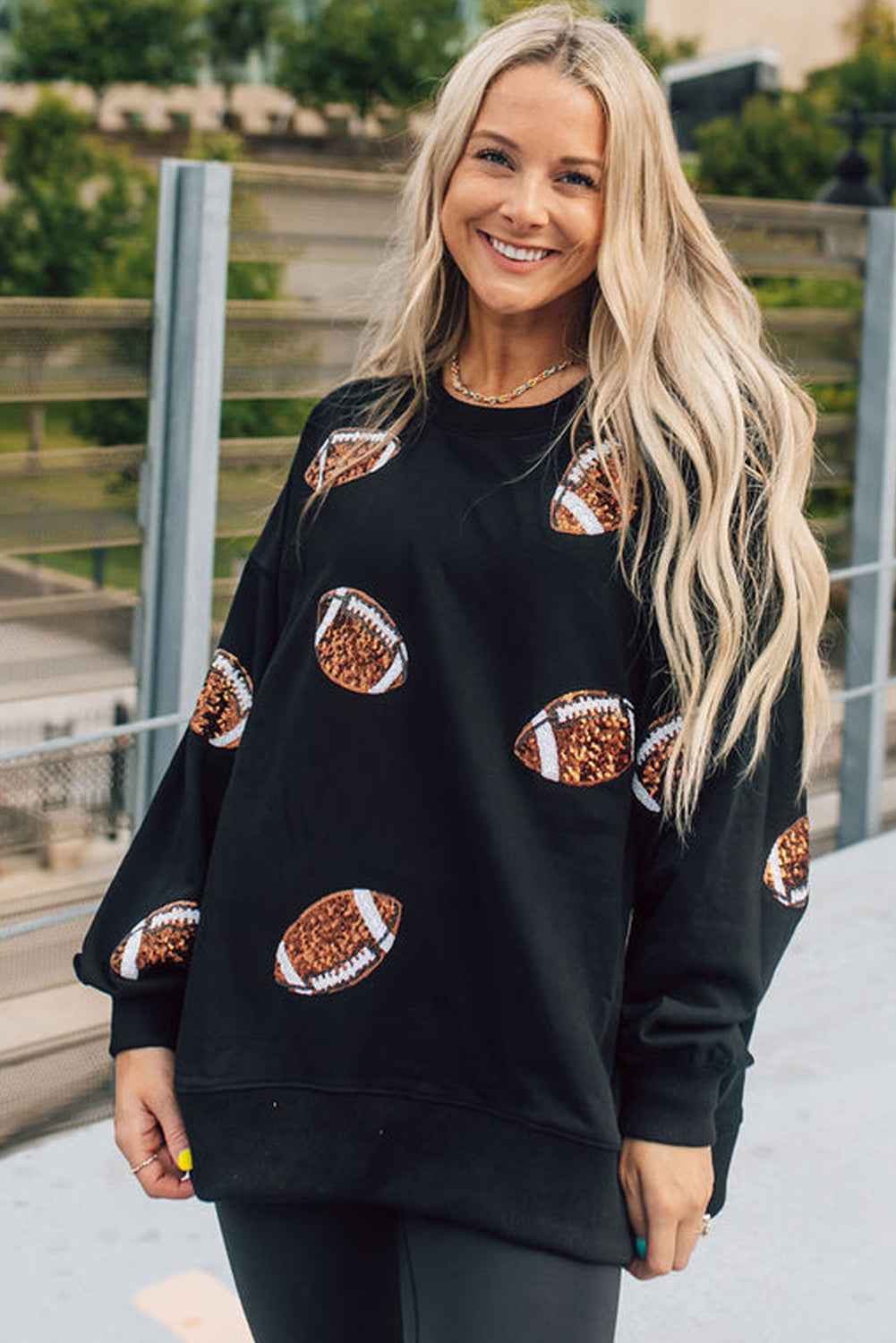Beige Bubble Gum Texture Sequined Football Shacket