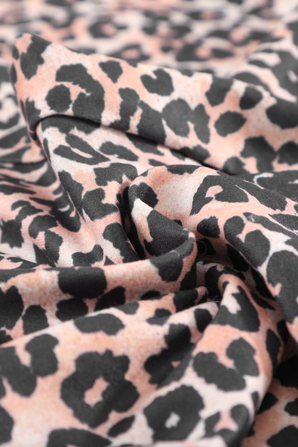 Leopard Print Two Piece Lounge Set