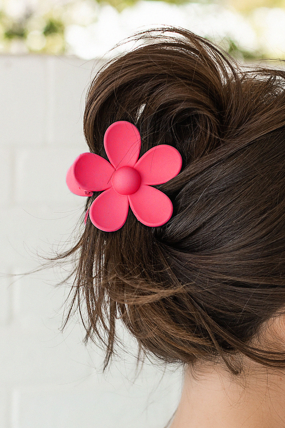 Flower Small Hair Claw Clip