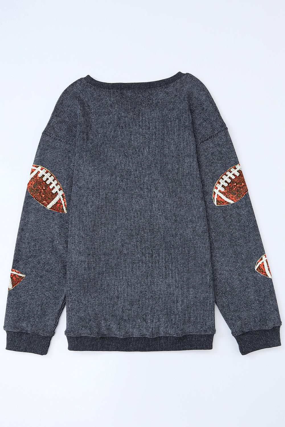 Beige Bubble Gum Texture Sequined Football Shacket