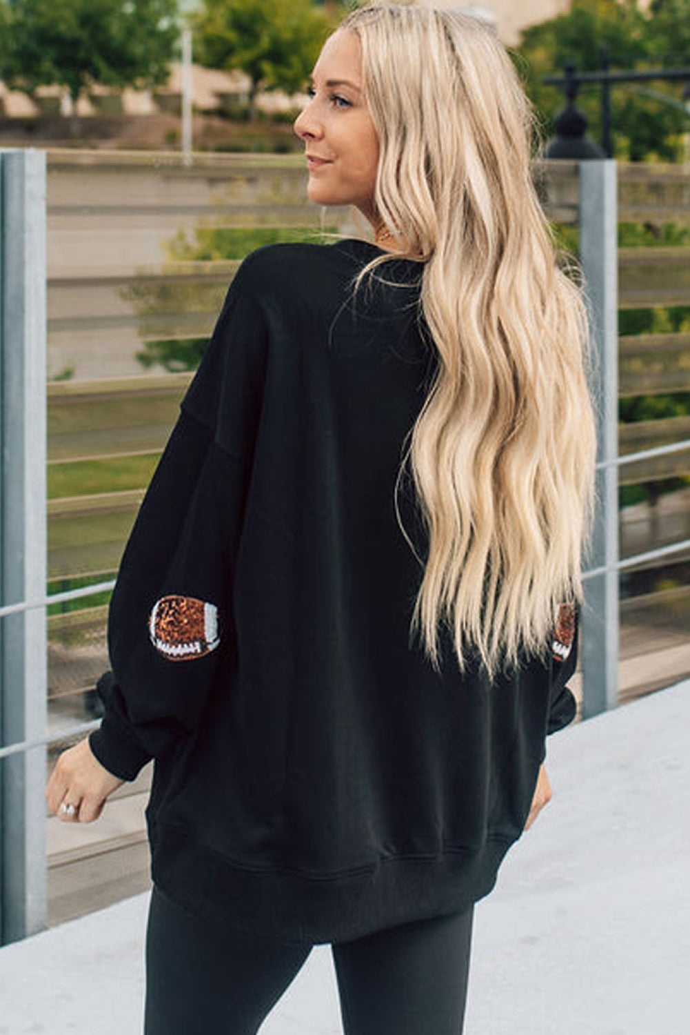 Beige Bubble Gum Texture Sequined Football Shacket