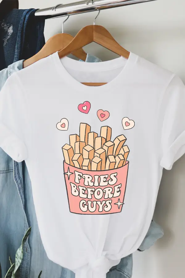 Fries before guys