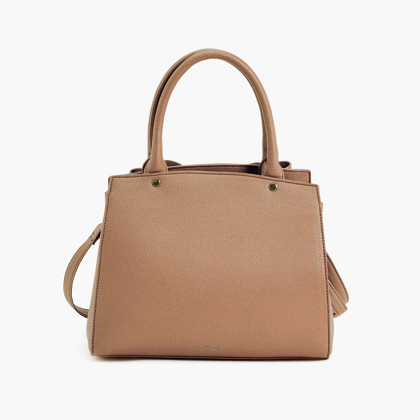 Park Camel Double Bowtie Top Handle Satchel