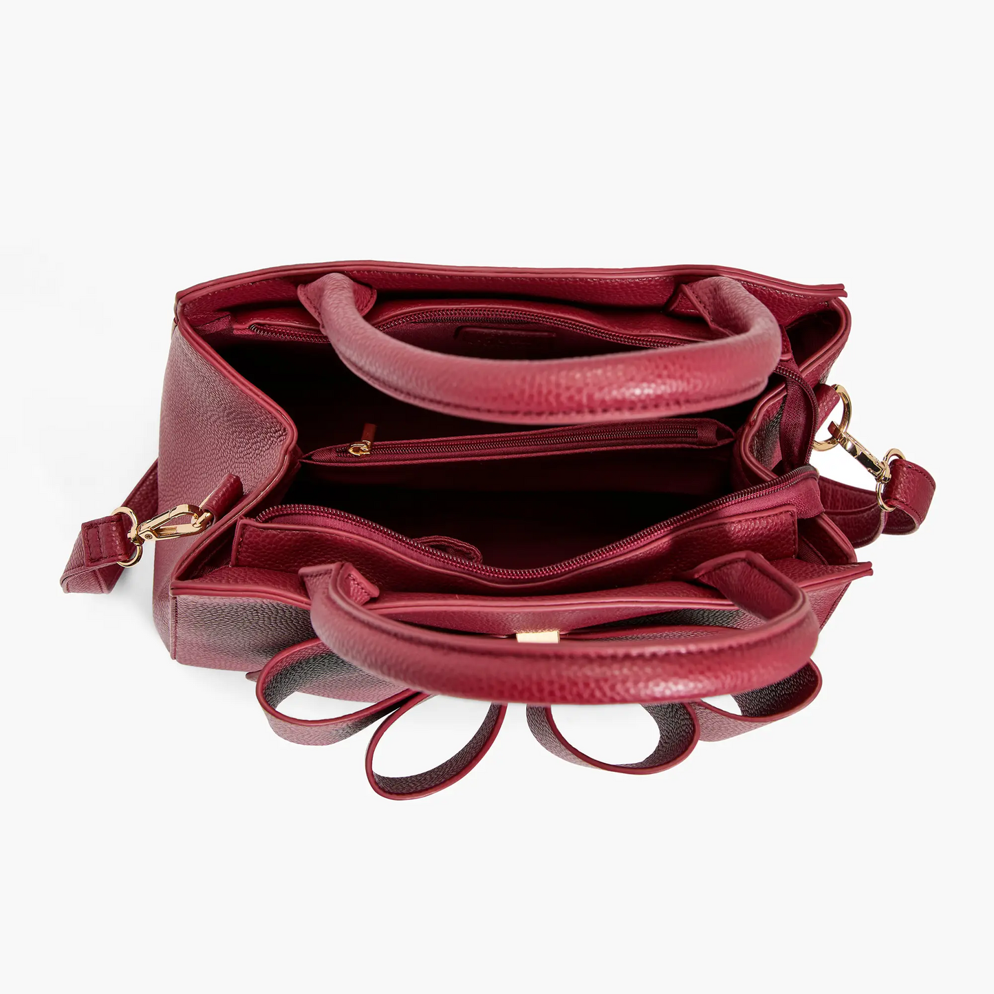 Park Berry Double Bowtie Top Handle Satchel