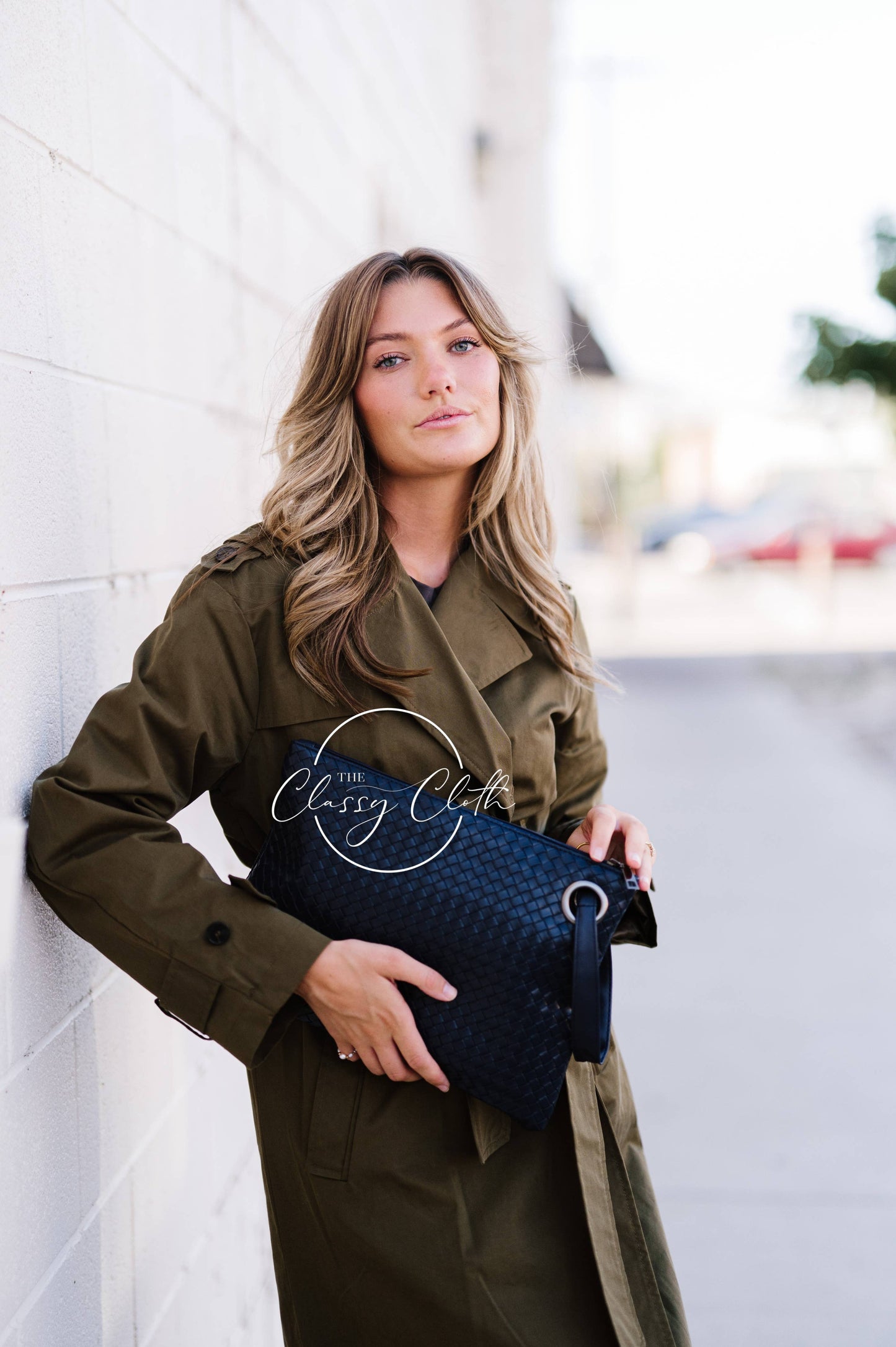 Clutch - Weave Navy