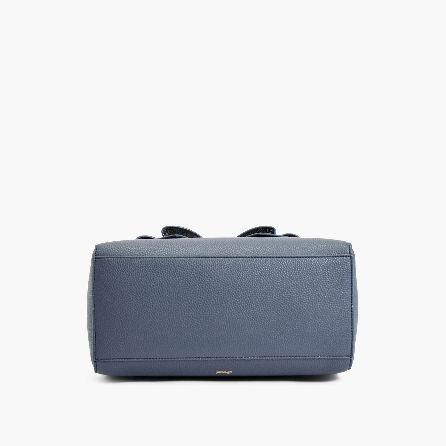 Park Navy Double Bowtie Top Handle Satchel