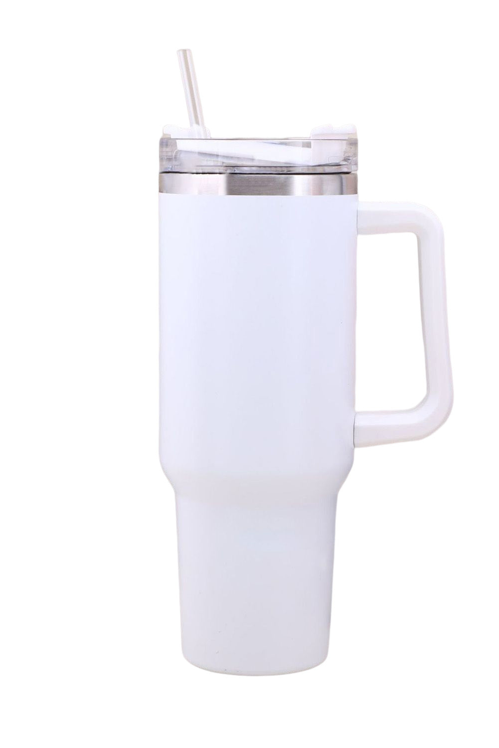 White 304 Stainless Steel Double Insulated Cup