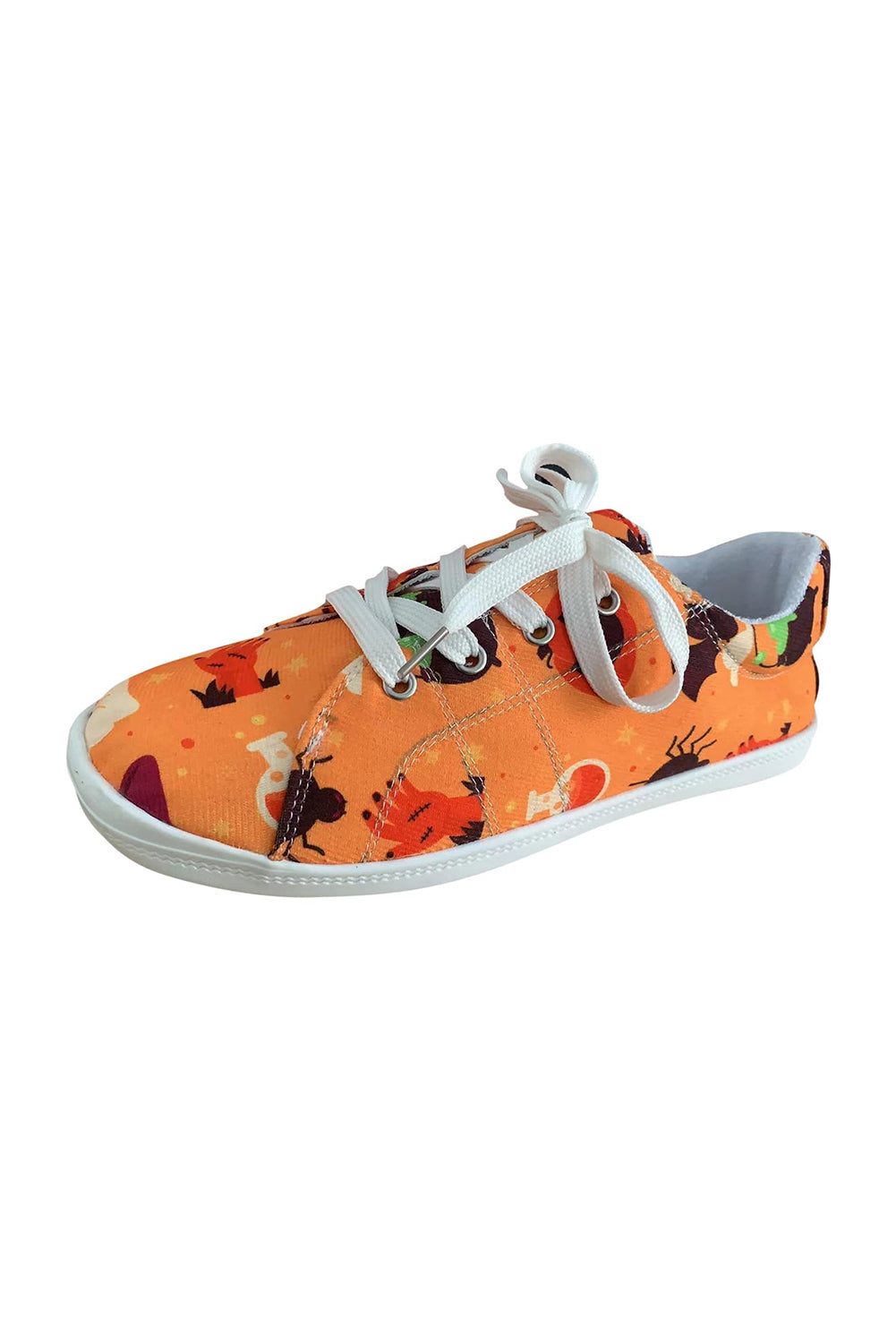 Halloween Pumpkin Spider Ghost Print Sneakers