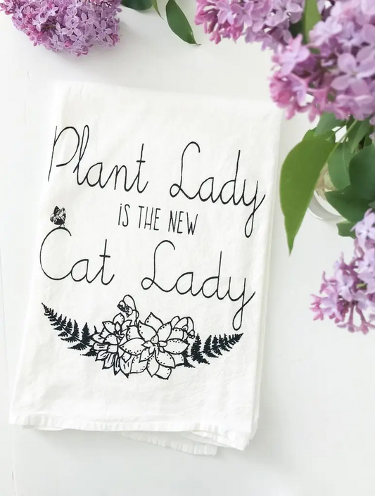 Plant Lady Cotton Kitchen Towel
