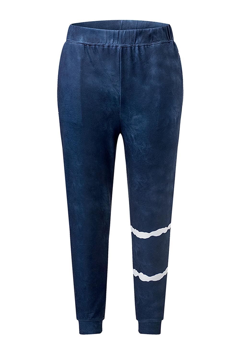 Blue Stripes Long Sleeves and Joggers Lounge Set