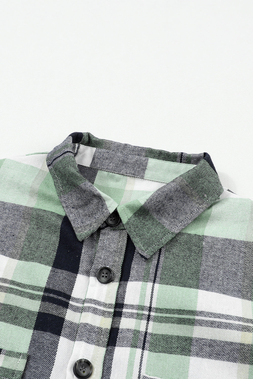 Plaid Button Up Patch Pocket Shirt