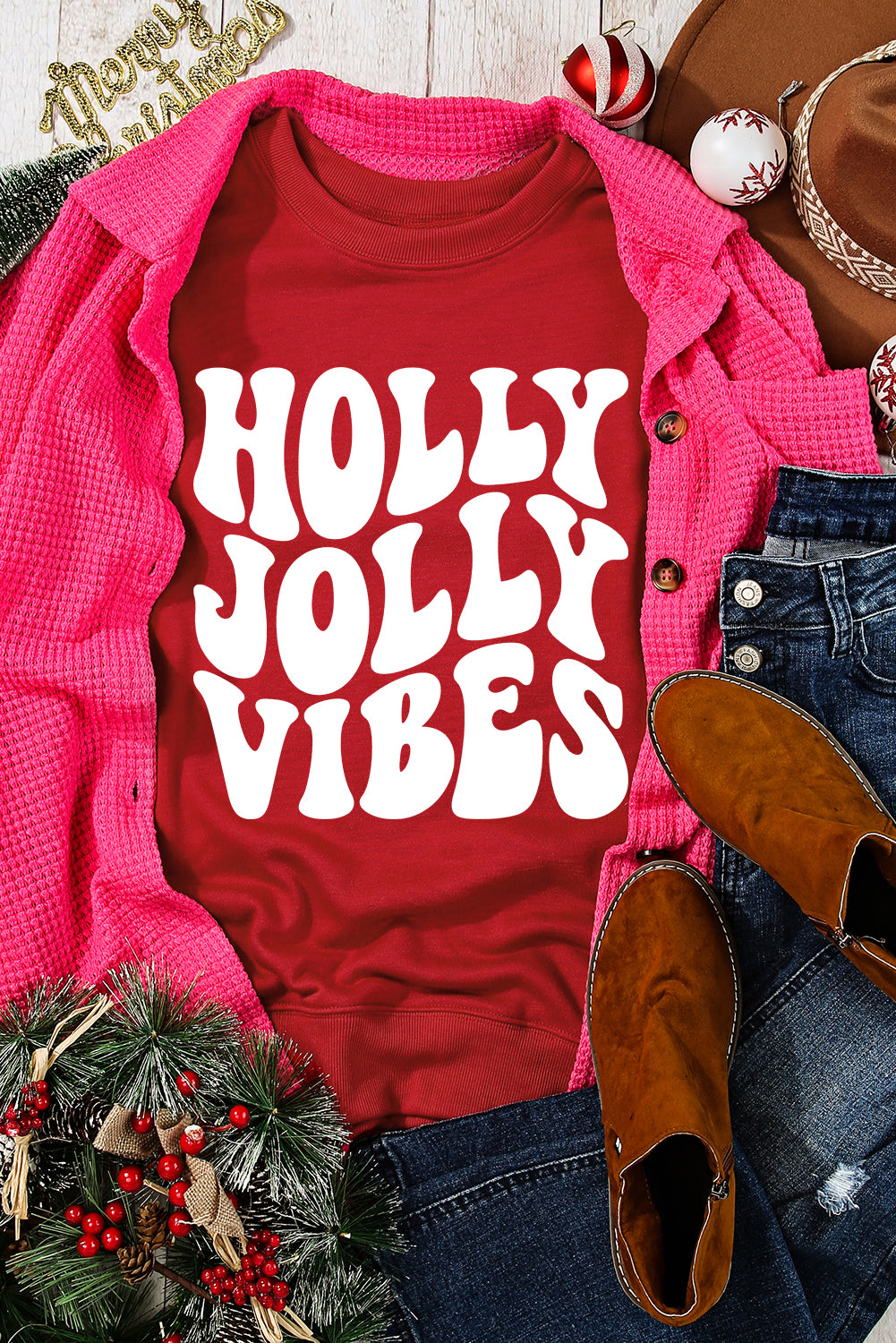 Holly Jolly Vibes Sweatshirt