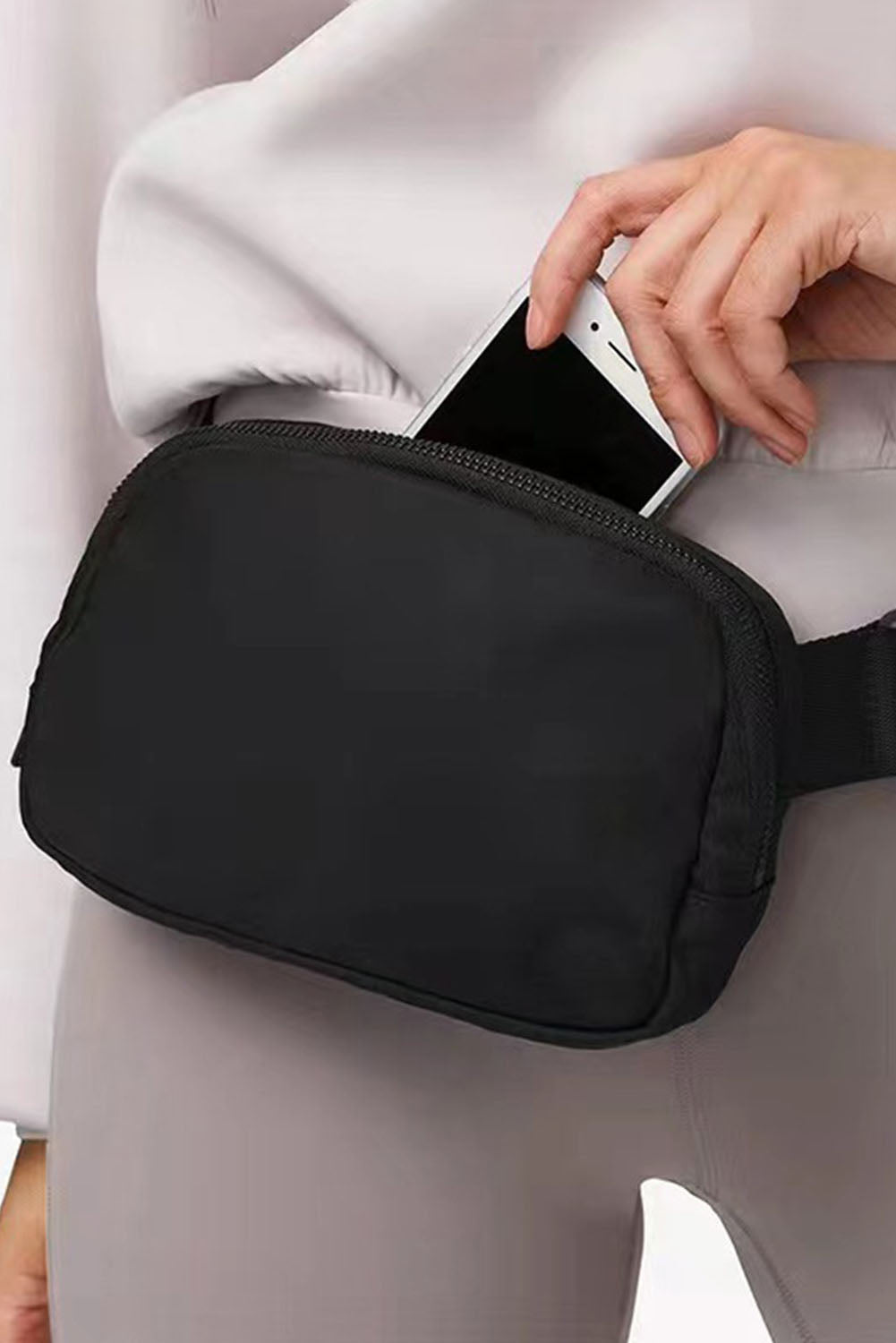 Waterproof Zipped Crossbody Bag