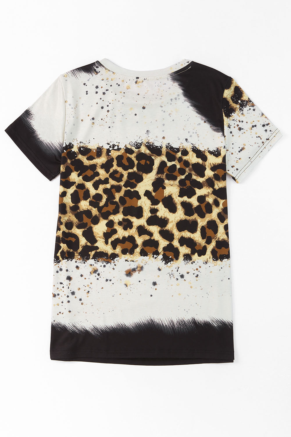 TRAIN STATION Graphic Leopard Print T Shirt