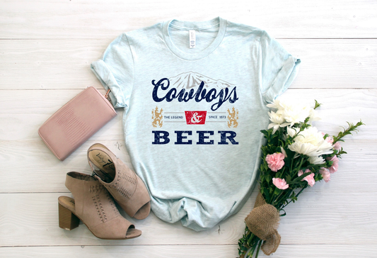 Cowboys And Beer Tee