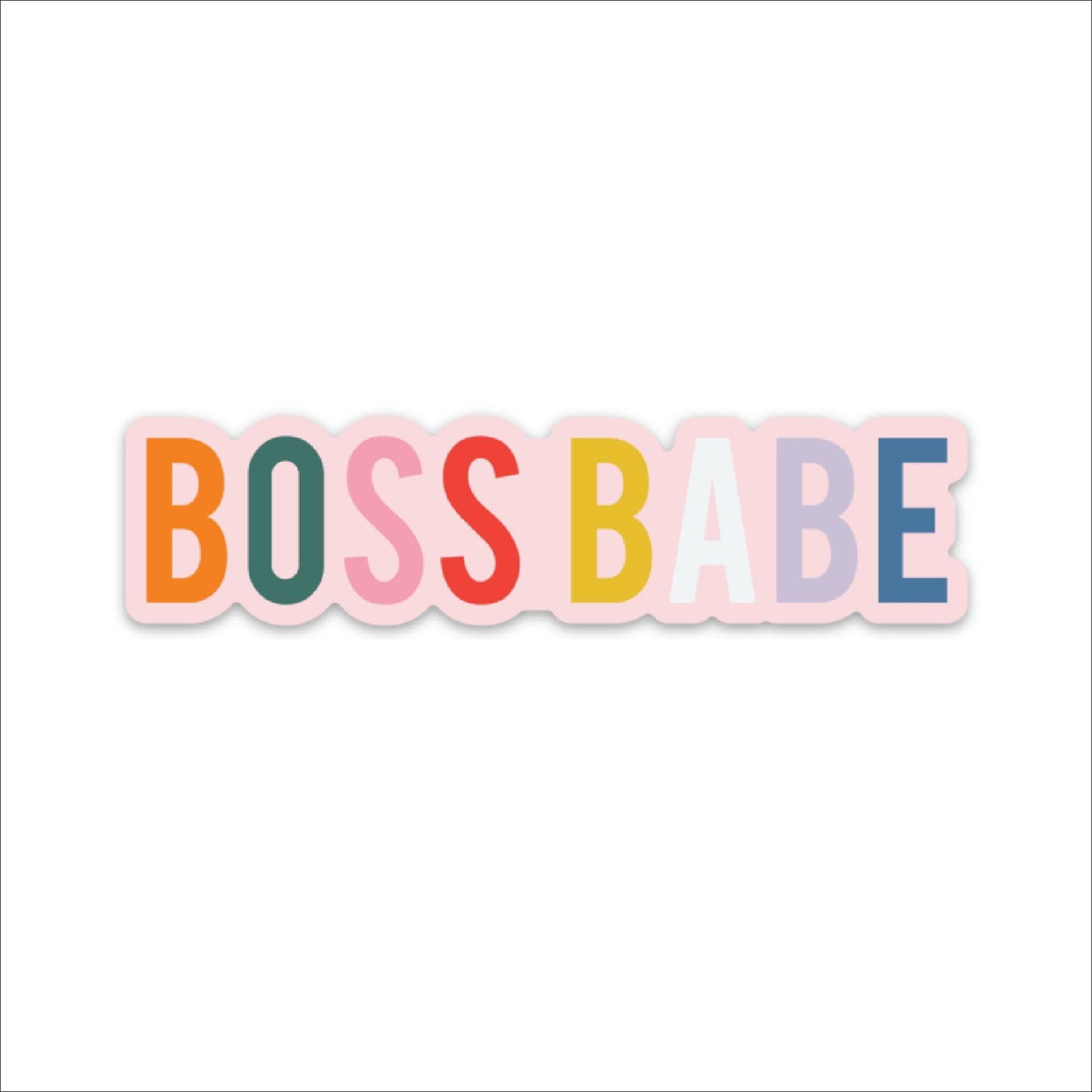 Boss Babe Text Sticker